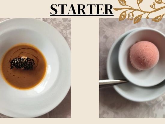 Romantic dinner menu - Ferdinand Restaurant