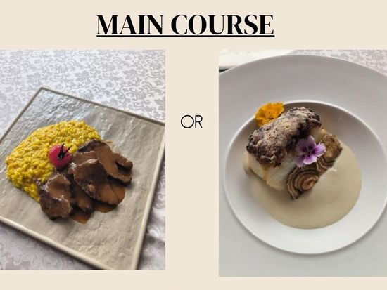 Romantic dinner menu - Ferdinand Restaurant