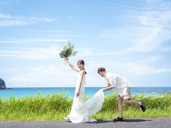 五島列島・福江島　ウェディングフォト撮影　4つの候補地からご希望の1ロケーションで撮影　レタッチ済みフォト50カット ＜五島市＞ by Yocomotion.M