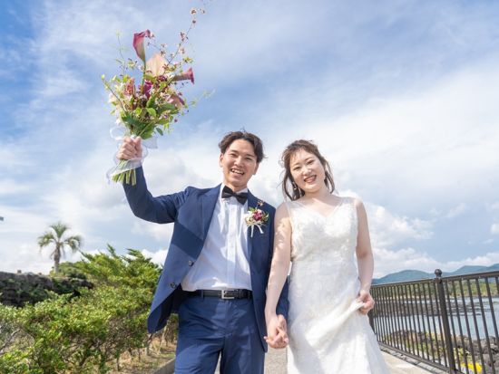 五島列島・福江島　ウェディングフォト撮影　4つの候補地からご希望の1ロケーションで撮影　レタッチ済みフォト50カット ＜五島市＞ by Yocomotion.M