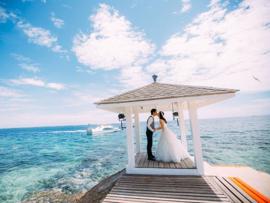  セブ島フォトウエディング　ビーチフォトプラン＜レンタル衣装＆ヘアメイク込み＞