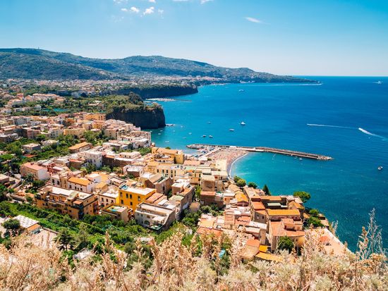 Sorrento coast town in Italy_pixta_64544293_M