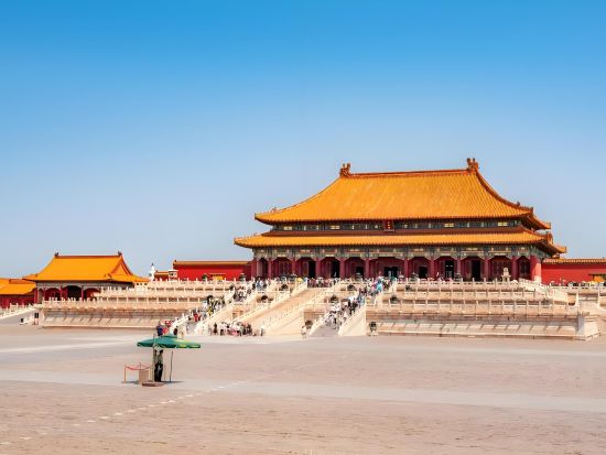 故宮博物院半日観光＋北京ダック／北京しゃぶしゃぶ食事 ＜日本語ガイド／専用車／1名催行＞