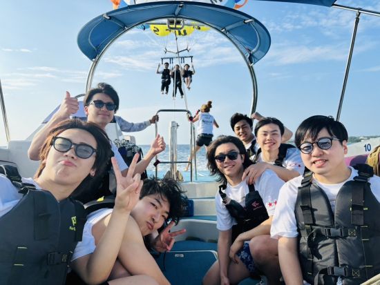 幻の島上陸＋パラセーリング＋体験ダイビングツアー 半日で楽しむ贅沢アクティビティ 絶景と海中世界を満喫！＜午前or午後／石垣島発＞