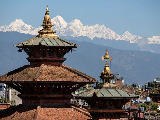 Mountain View from Patan