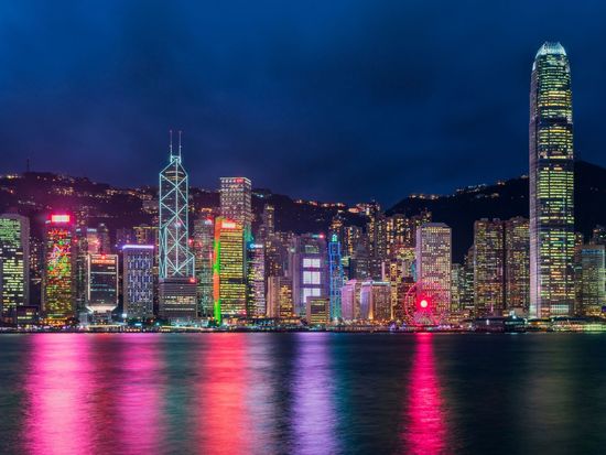 ビクトリア湾の眺め