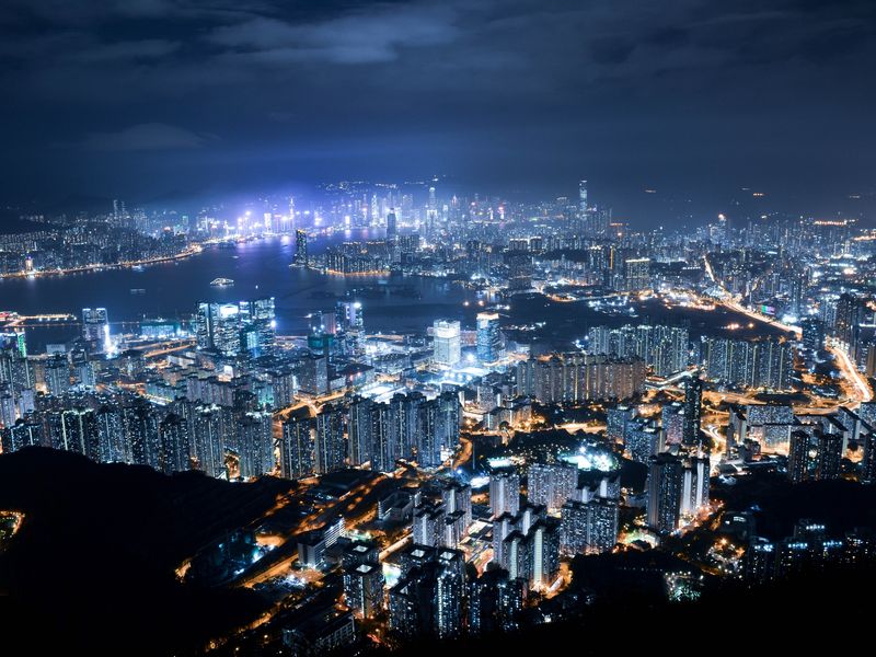 ビクトリアピーク_100万ドルの夜景5