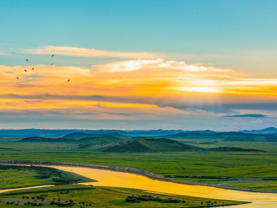 5～10月限定「夏の草原物語」週末でも行ける内モンゴル1泊2日ツアー※シラムレン大草原（ゲル宿泊・騎馬・野外ステージ・詐馬宴）＋フフホト観光（大召寺・博物館）