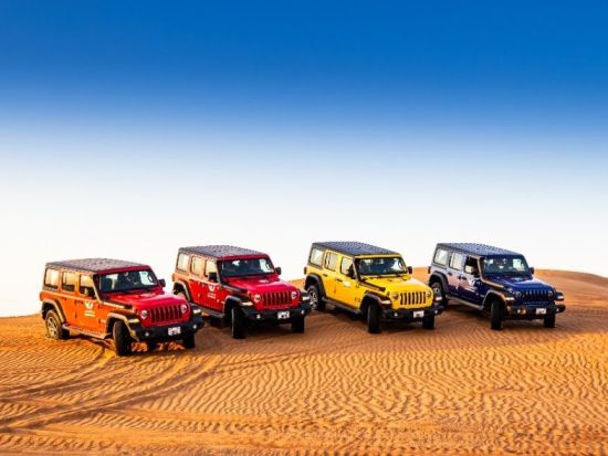 【貸切・混載】ATV、バギーオプションも◎デザートサファリ　砂丘ドライブ＋BBQディナー＋ファイヤーショー＜午後発／往復送迎付／BBQディナー付／ドバイ発＞
