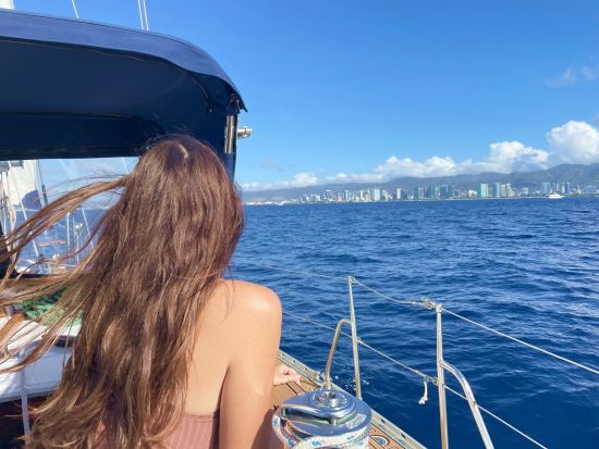 貸切セーリング　セーリング・ビューティー号　プライベートヨットで船上からの景色を満喫！ドリンク＆スナック持ち込みOK＜2～6時間／最大6名／ワイキキ発＞