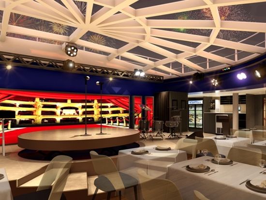 パンスターミラクル号　メインレストラン1