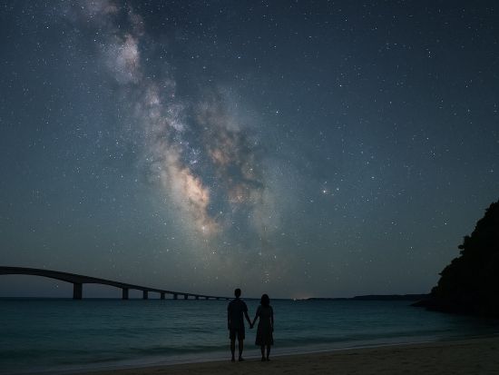 星空フォトツアー SNSで話題沸騰！カップル・女子旅におすすめ！翌日納品＜当日予約OK／約20～30分／宮古島＞