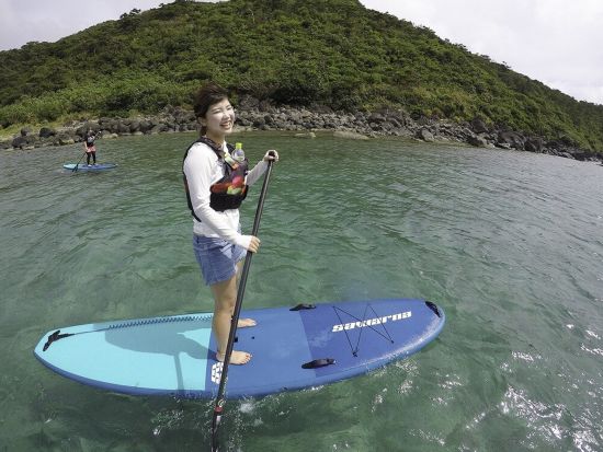 【夏季】他ではいけない本物のはての浜へ！！夏季限定一番奥へ行くわくわくSUPプラン　美しい海で贅沢にSUP体験！特別な時間を過ごそう◎＜6～10月催行／久米島＞