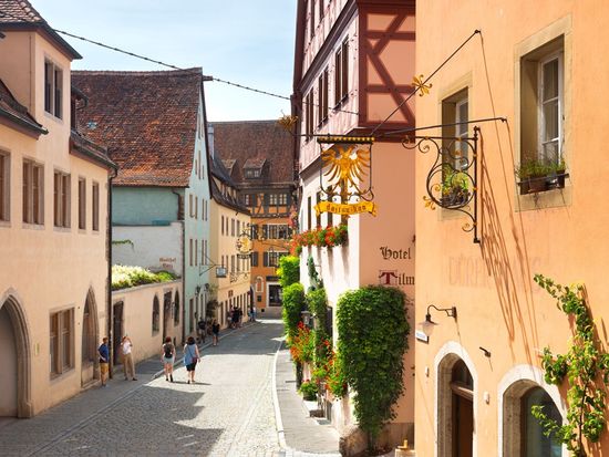 Rothenburg ob der Tauber_Georgengasse