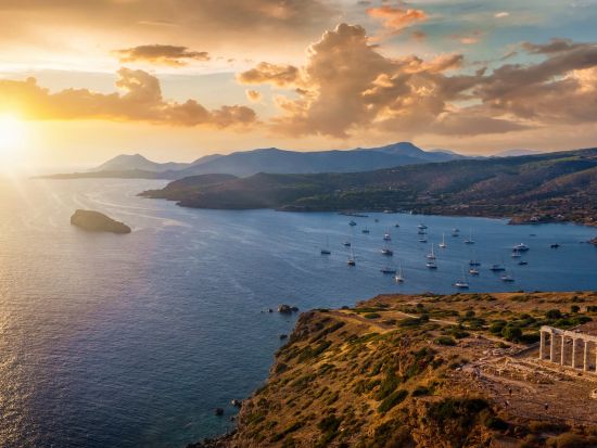 スニオン岬サンセットツアー　ガイドの案内のもとポセイドン神殿も散策！＜6～10月／半日／入場料込／英語ガイド／アテネ発＞