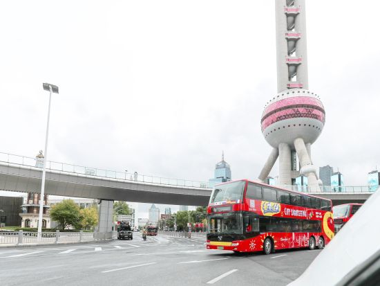 上海都市観光バス　乗り降り自由な観光バスで便利に人気スポットめぐり＜24or48時間＞