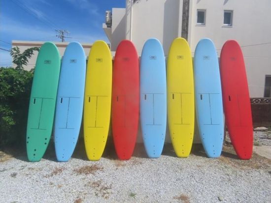 サーフボードレンタルプラン！ ショートボードからロングボードまでご用意 当日20時迄に返却 ＜5歳～／当日予約可能／北谷＞