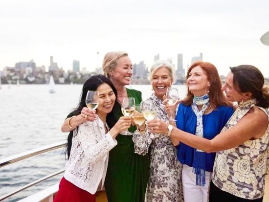 Ladies-group-celebration-deck