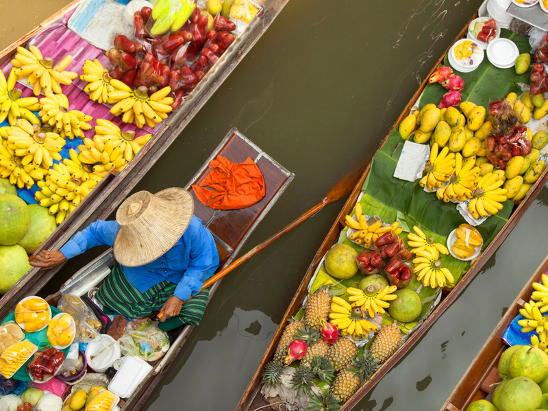 ダムヌンサドゥアック水上マーケット