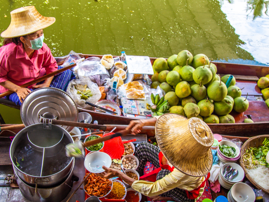 ダムヌンサドゥアック水上マーケット2