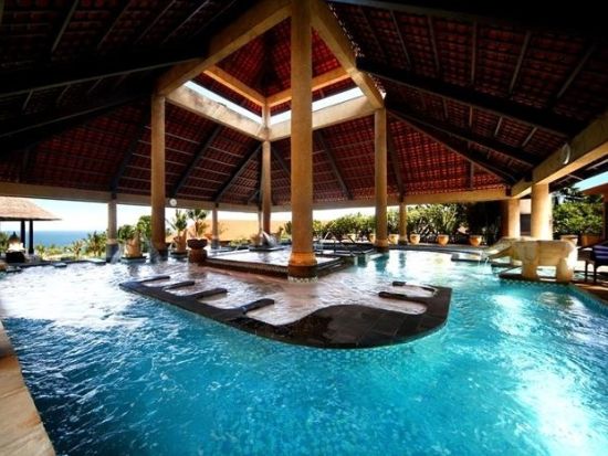 【帰国日プラン】「アヤナリゾート・バリ」タラソテラピープール付スパ体験＋3ディナー＜ホテルお迎え／空港お送り／シャトル乗り放題＞