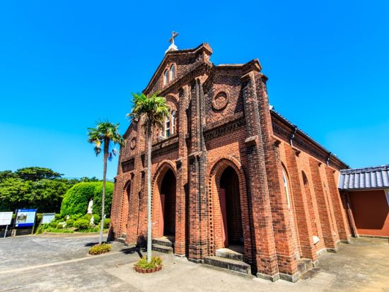 【アルファード利用】貸切観光タクシー 福江島6時間半教会巡りコース 堂崎天主堂・大瀬崎展望所・井持浦教会ルルドなどをめぐる＜福江島・五島市＞by五島タクシー