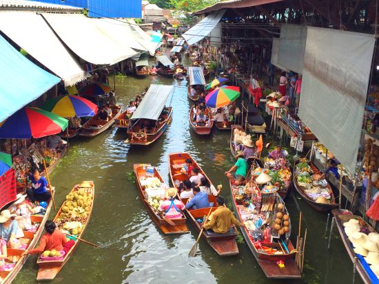 アユタヤ遺跡＋水上マーケット＋象乗り観光ツアー 5大遺跡と遺跡ライトアップ鑑賞＜1日／日本語／タイ料理ランチ＆夕食／指定ホテルお迎え＞