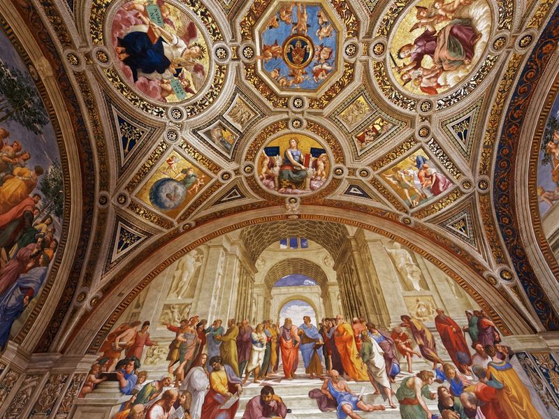 Raphael rooms_Stanza della Segnatura(shomei-no-ma)_pixta_77767632_Lpixta_77767632_L