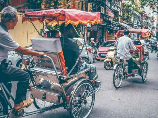 シクロ乗車体験