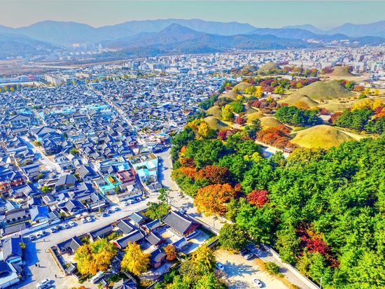 Korea_Gyeongju_Daereungwon Royal Tomb_天馬塚_shutterstock_1074205844