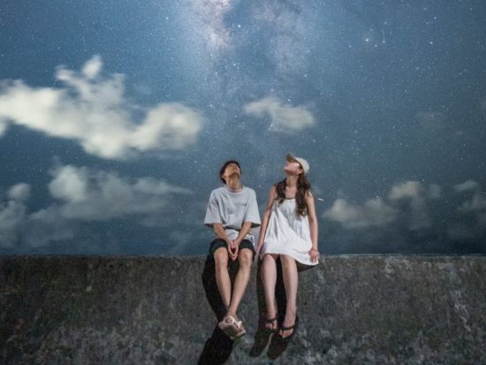 【石垣島】星空フォトと宙（そら）さんぽツアー 星降る夜に写真撮影×星空案内人付＜天候保証あり／1時間＞