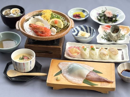 瓦そば剣先寿司４貫