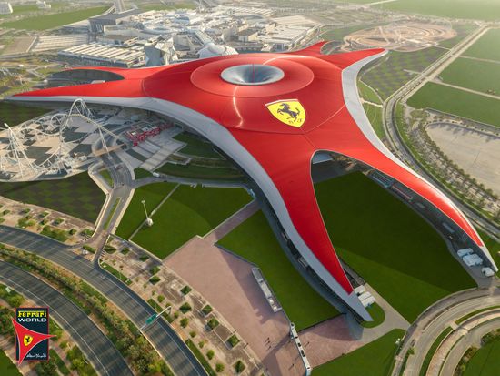 Ferrari World 1 HERO Roof