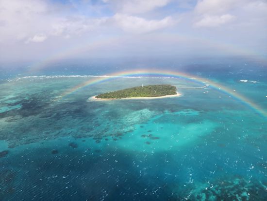 Double Rainbow over Green Island