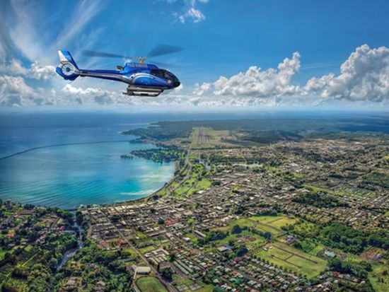 キラウエア火山 ヘリコプター遊覧　水～土曜日10:30限定で日本語パイロットのリクエスト可能＜フライト100分／英語パイロット／ワイコロアヘリポート＞