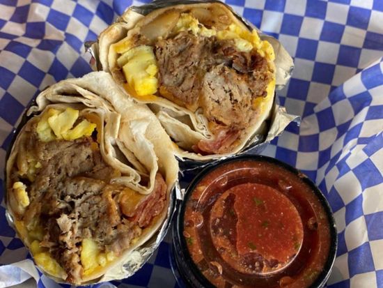 Kalua Pig burrito (included)
