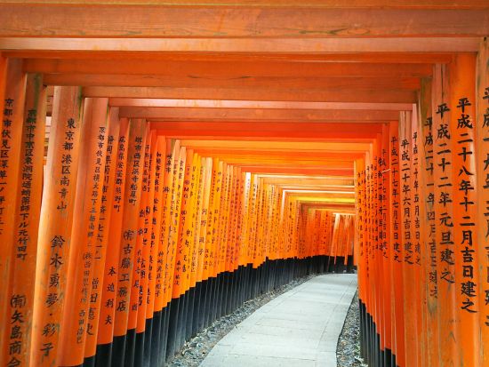 京都発日帰りツアー 京都＆奈良の名所巡り 嵐山＋奈良公園＋伏見稲荷大社＜京都駅発／日本語・中国語・英語＞