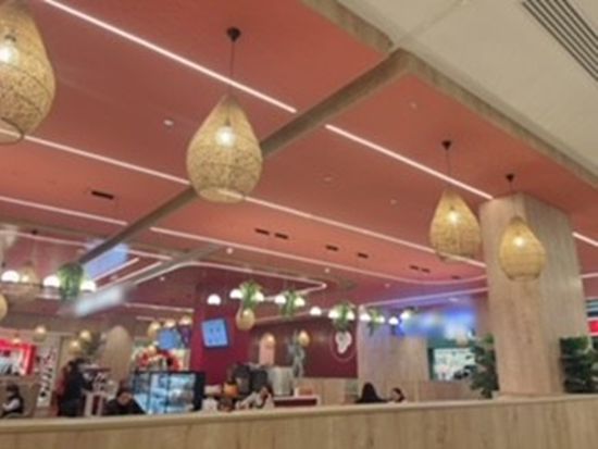 shopping mall cafe