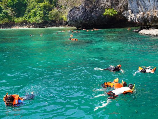 DSC06118　ピピ島シュノーケリング