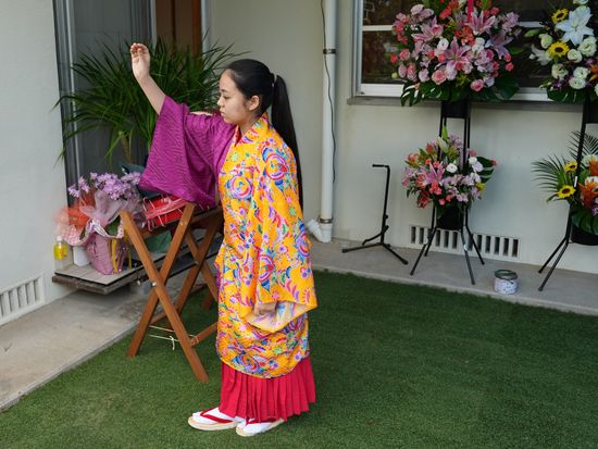 琉球舞踊体験3