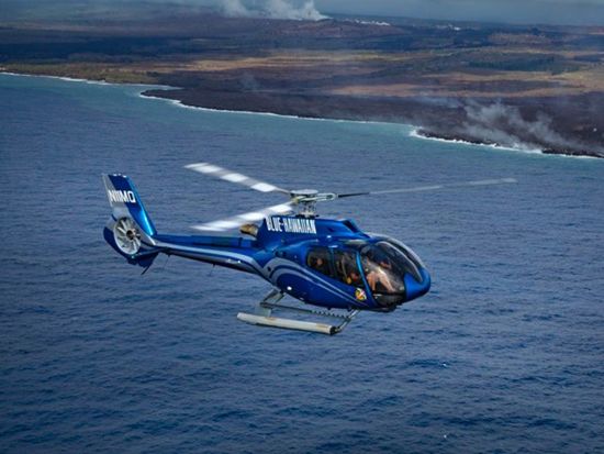 キラウエア火山　ヘリコプター遊覧 ＜フライト50分／英語パイロット／ヒロ空港発＞