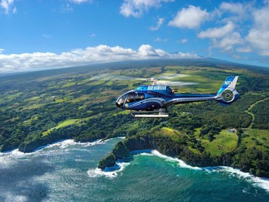 キラウエア火山　ヘリコプター遊覧 ＜フライト50分／英語パイロット／ヒロ空港発＞