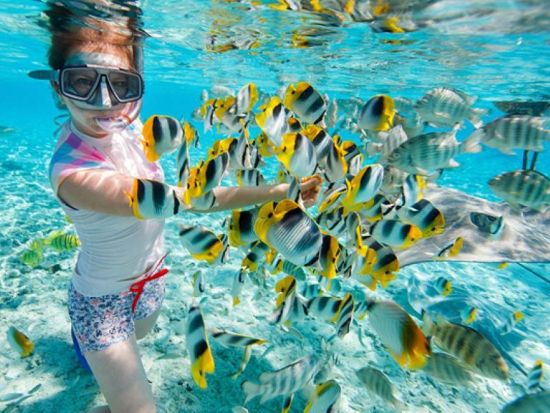 ボラカイ島 アイランドホッピングツアー！人気ビーチめぐり＆シュノーケリング＜ボラカイ島発／英語ガイド／昼食付き＞