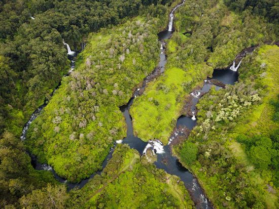 ヘリコプター遊覧　コハラ山脈＆ハマクアコースト ＜フライト55分／英語パイロット＞by ブルーハワイアンヘリコプターズ