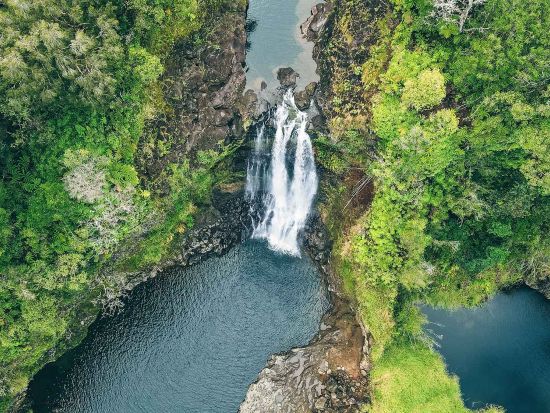キラウエア火山　ヘリコプター遊覧 ＜フライト50分／英語パイロット／ヒロ空港発＞