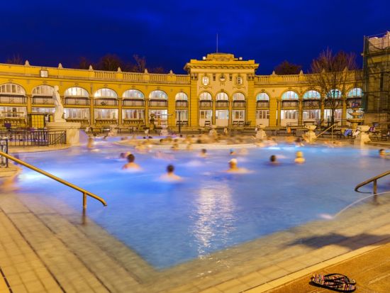 セーチェーニ温泉 入場チケット予約 ハンガリーの伝統酒「パーリンカ」の試飲付き＊申込と同時に即予約確定