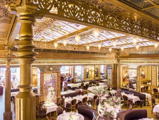 ブラッスリー・モラード（Brasserie MOLLARD）食事券＆事前予約　オペラエリアの伝統的なフレンチの人気店＜3コース＞