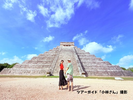 チチェン・イッツァ遺跡半日観光ツアー メキシコの観光省認定の遺跡のプロフェッショナルガイドがご案内＜日本語ガイド／貸切オプションあり／カンクン発＞