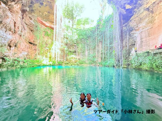 グランセノーテ＋チチェン・イッツァ＋セノーテイキル 世界遺産遺跡と神秘の泉を巡る1日観光ツアー＜混載／昼食／バジャドリード観光付きプランあり／即予約確定＞