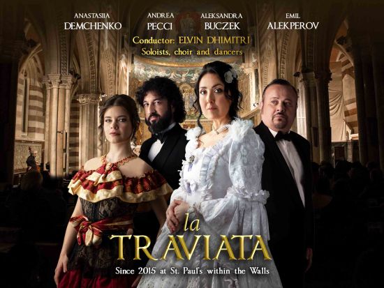 教会コンサート　オペラ『椿姫』チケット予約 ＜セントポール・ウィズイン・ザ・ウォールズ教会／火曜＞